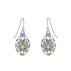 Sterling Silver Citrine Earrings SSER274