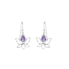 Sterling Silver Amethyst Earrings SSER160