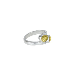 Sterling Silver Citrine Ring SSR149