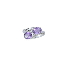 Sterling Silver Amethyst Ring SSR149
