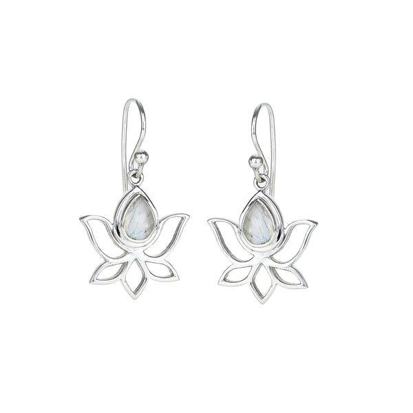 Sterling Silver Moonstone Earrings SSER160