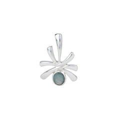 Sterling Silver Labradorite Pendant SSP189