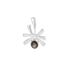 Sterling Silver Smoky Quartz Pendant SSP189
