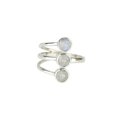 Sterling Silver Moonstone Ring SSR370
