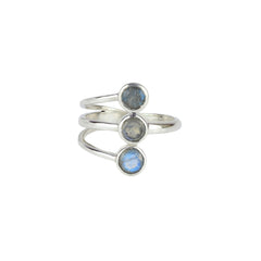925 Sterling Silver Amethyst Ring SSR370