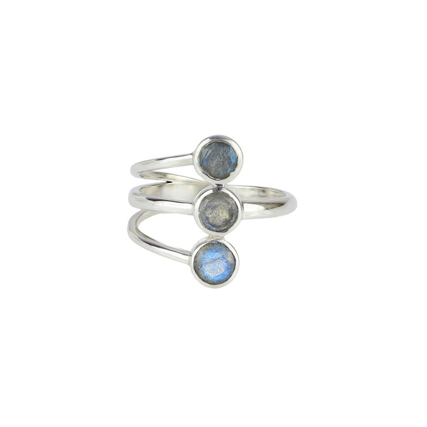 925 Sterling Silver Amethyst Ring SSR370