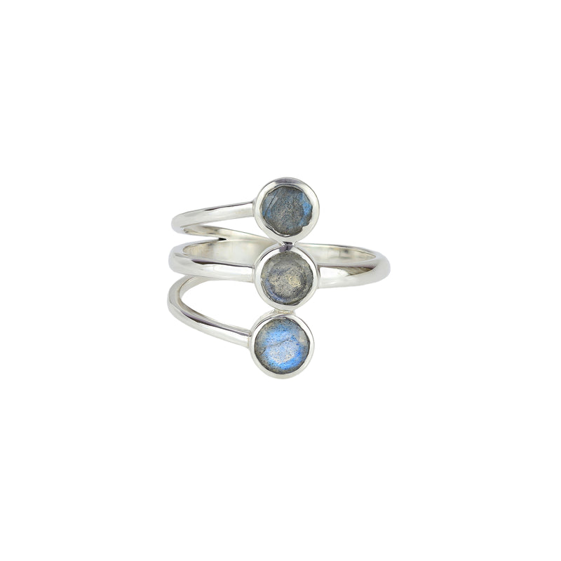 925 Sterling Silver Amethyst Ring SSR370