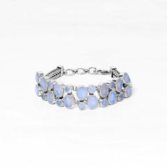 Sterling Silver Moonstone Bracelet SSBR121
