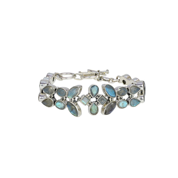 Sterling Silver Labradorite Bracelet SSBR105