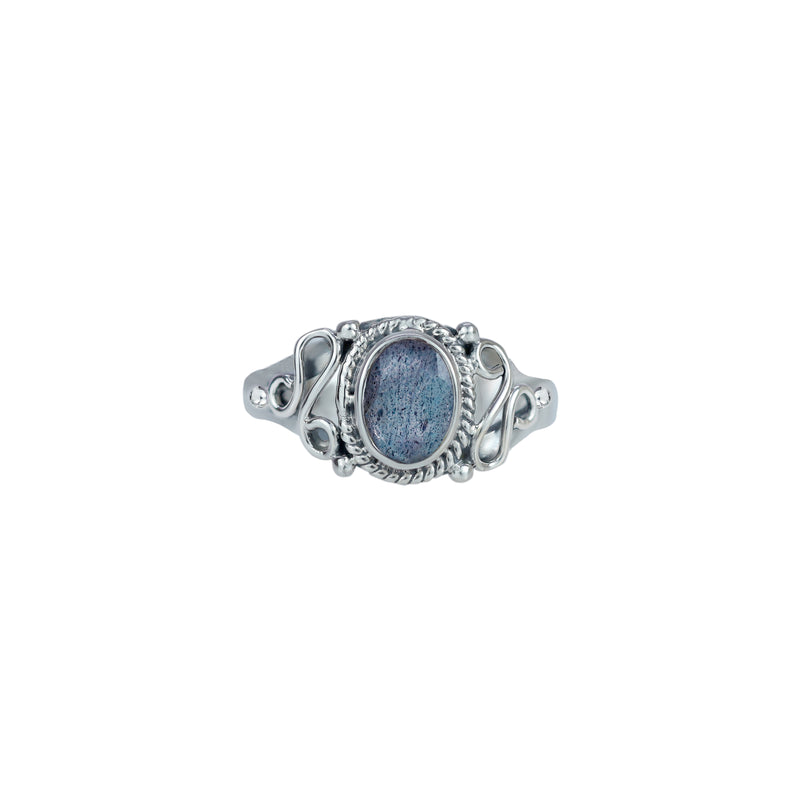 Sterling Silver Labradorite Ring SSR296