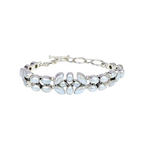 Sterling Silver Pearl Bracelet SSBR105