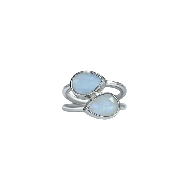 Sterling Silver Moonstone Ring SSR367