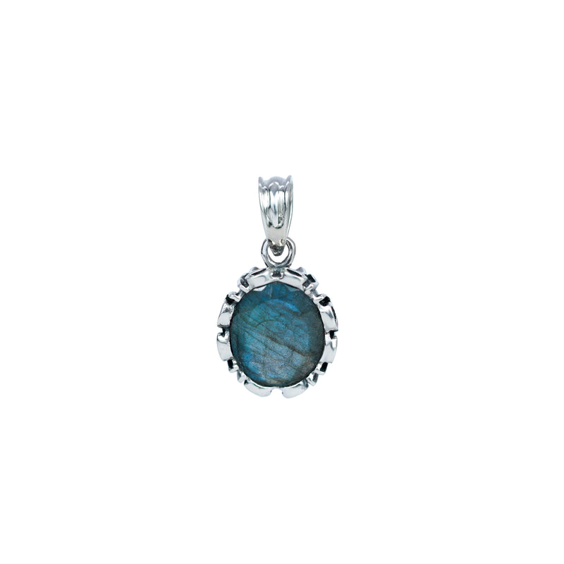 Sterling Silver Labradorite Pendant SSP207