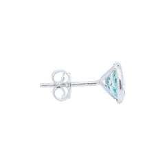 Sterling Silver Blue Topaz Stud Earrings SSER99