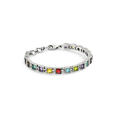 Sterling Silver Multi gemstone Bracelet SSBR27
