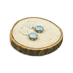 Sterling Silver Moonstone Earrings SSER243