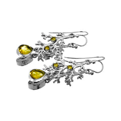 Sterling Silver Citrine Earrings SSER239