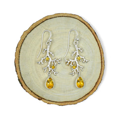 Sterling Silver Citrine Earrings SSER239