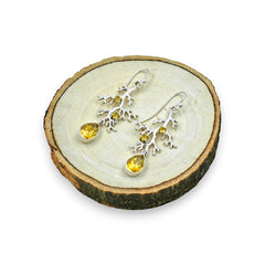 Sterling Silver Citrine Earrings SSER239