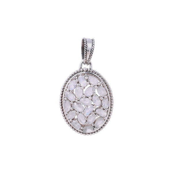 Sterling Silver Moonstone Pendant SSP85