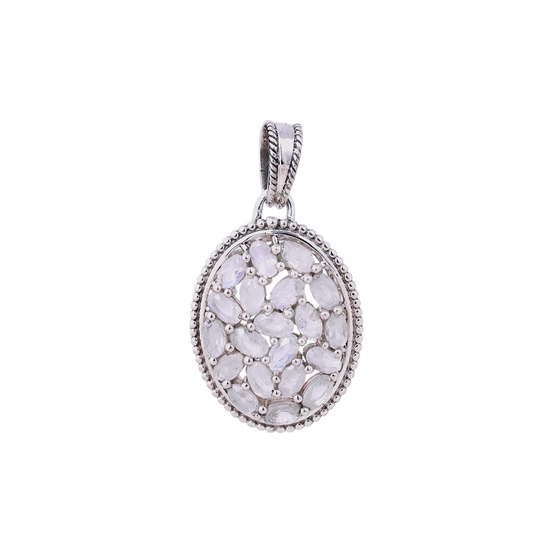 Sterling Silver Moonstone Pendant SSP85