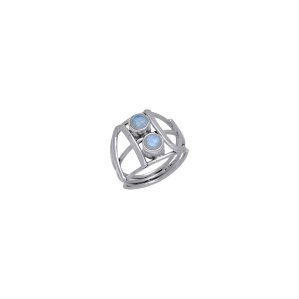 Sterling Silver Moonstone Ring SSR309