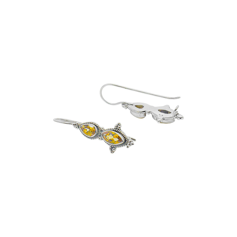 Sterling Silver Citrine Earrings SSER123