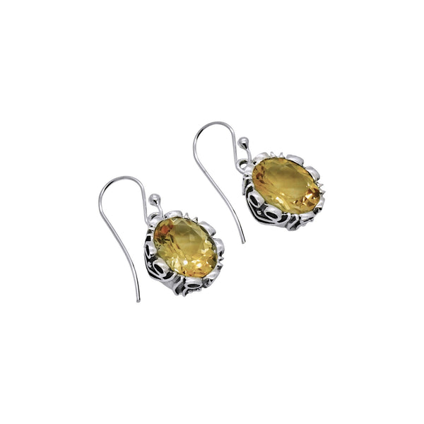 Sterling Silver Citrine Earrings SSER65