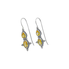 Sterling Silver Citrine Earrings SSER123