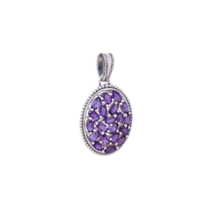 Sterling Silver Amethyst Pendant SSP85
