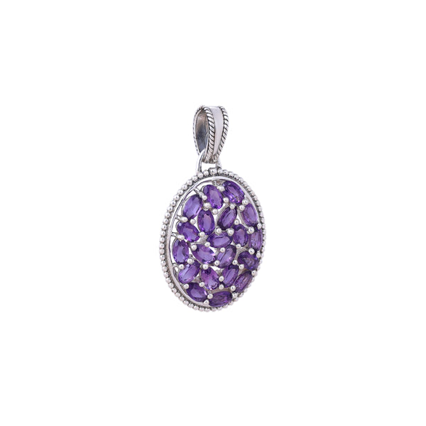 Sterling Silver Amethyst Pendant SSP85