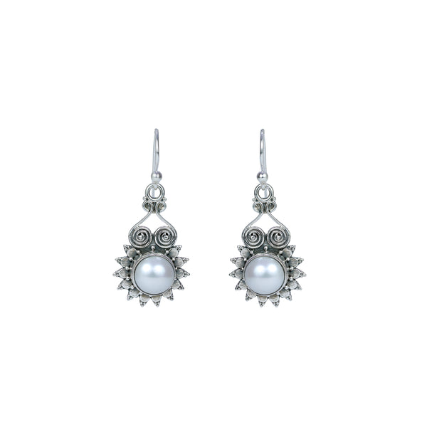 Sterling Silver Pearl Earrings SSER135
