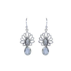Sterling Silver Moonstone Earrings SSER208