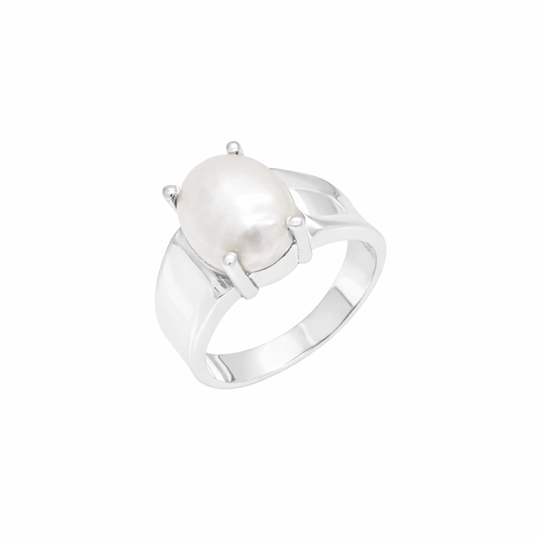 Sterling Silver Pearl Ring SSR301