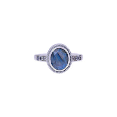 Sterling Silver Labradorite Ring SSR430
