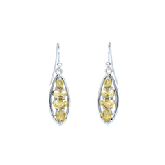 Sterling Silver Citrine Earrings SSER227