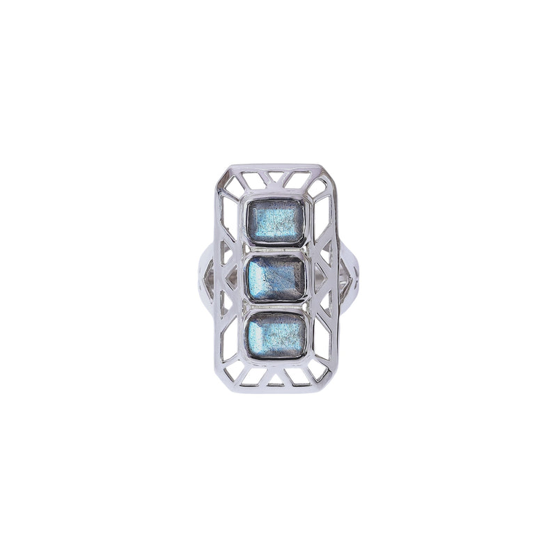 Sterling Silver Labradorite Ring SSR50