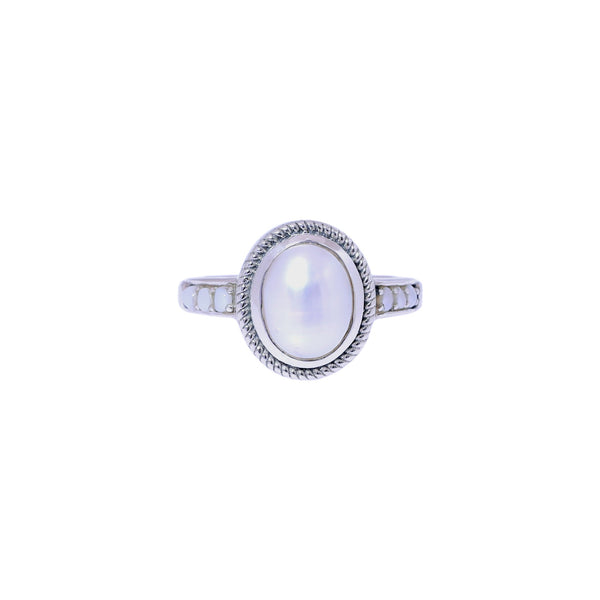 Sterling Silver Pearl Ring SSR430