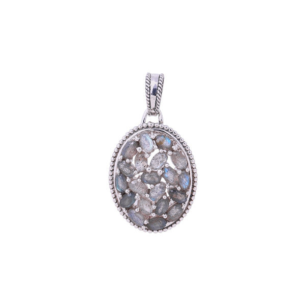 Sterling Silver Labradorite Pendant SSP85