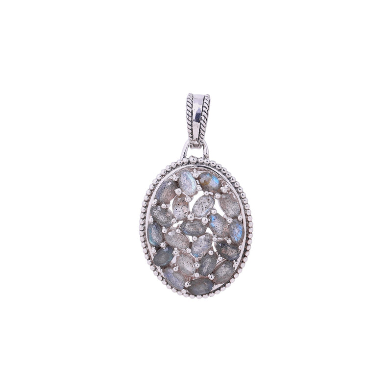 Sterling Silver Labradorite Pendant SSP85
