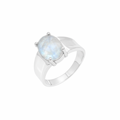 Sterling Silver Moonstone Ring SSR301