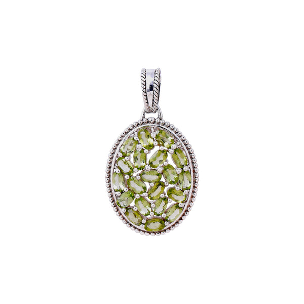 Sterling Silver Peridot Pendant SSP85