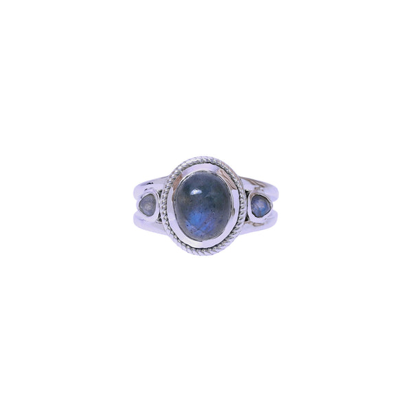Sterling Silver Labradorite Ring SSR421