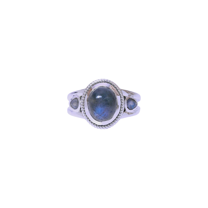 Sterling Silver Labradorite Ring SSR421