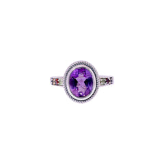 Sterling Silver Multi Gemstone Ring SSR430