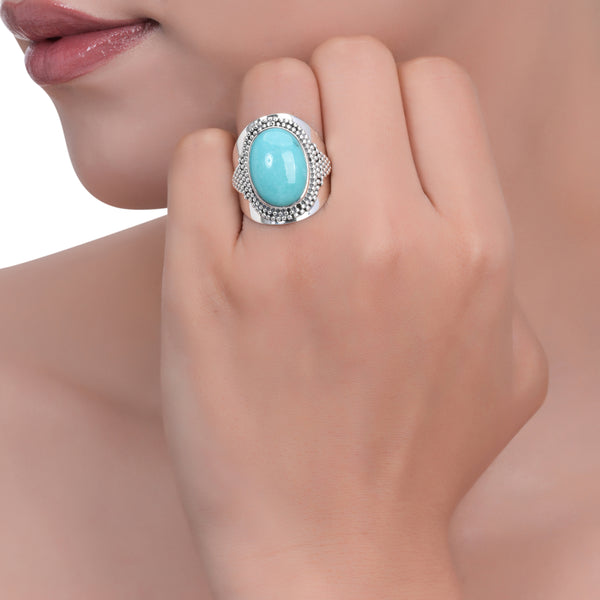 Sterling Silver Arizona Turquoise Ring SSR390
