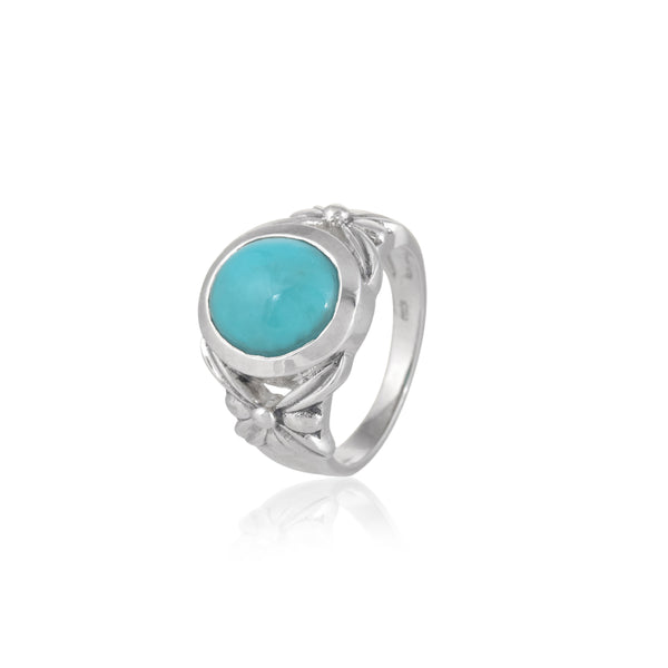 925 Sterling Silver Turquoise Ring SSR411