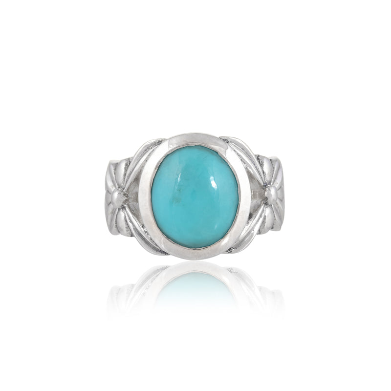 925 Sterling Silver Turquoise Ring SSR411