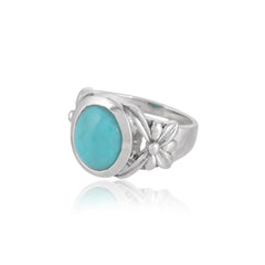 925 Sterling Silver Turquoise Ring SSR411