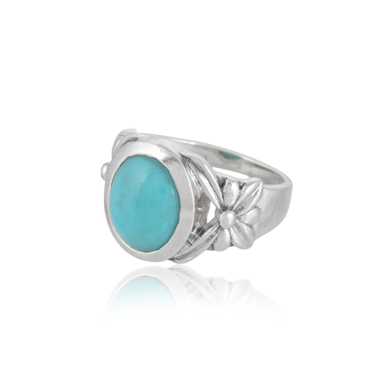 925 Sterling Silver Turquoise Ring SSR411